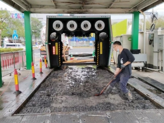 智能自动洗车机清淤2